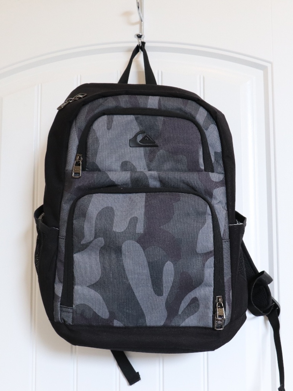 Quicksilver Camouflage School Backpack Streetwear Outdoor Bookbag Gorpcore